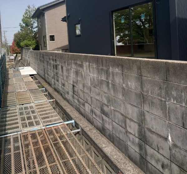 富山市の解体工事ブログ　富山市のブロック塀