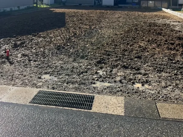 解体後、富山で更地が生まれました。