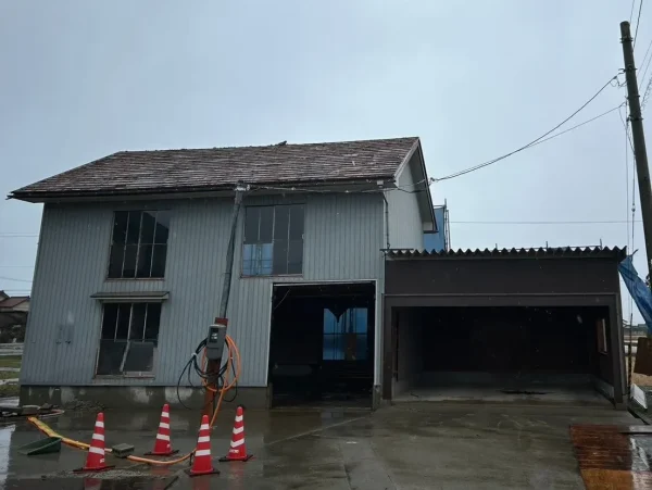 これから解体する構築物