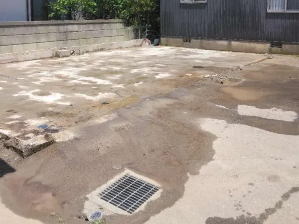 S造（鉄骨造）を解体し終え、生まれた更地
