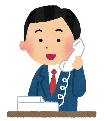良い解体会社の選び方について、電話で相談中の営業担当