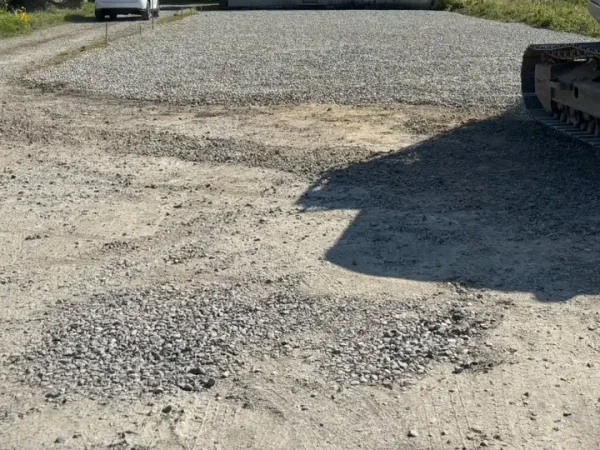 更地を整地しました