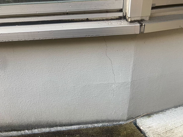 アスベスト塗材が使用されている建物の基礎