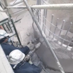 【解体動画 富山】煙突の手斫り解体工事（黒部市）