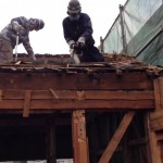 【解体動画 富山】木造住宅の二階部分手壊し解体工事(富山市)