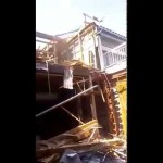 【解体動画富山】回転グラップル木造長屋解体工事(立山町)