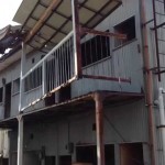 【解体動画富山】木造２階建アパート鉄骨部分解体工事・重機作業（富山市五福）