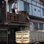 【解体動画 富山】木造住宅の二階部分手壊し解体工事(高岡市)