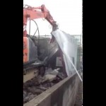 【解体動画 富山】鉄骨造平屋建解体工事・重機作業（富山市）①