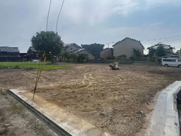 奇麗な更地ができました。