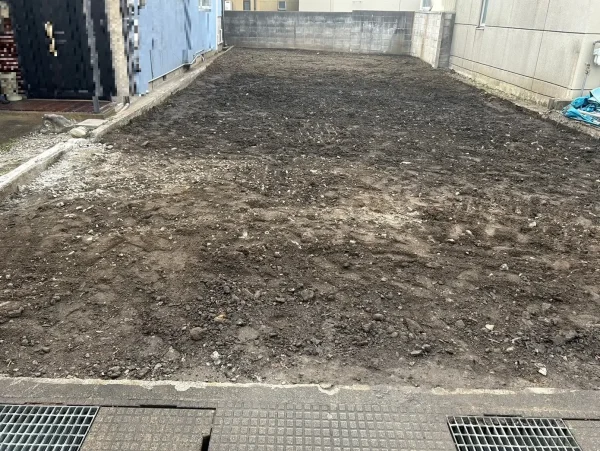 解体後、更地が誕生