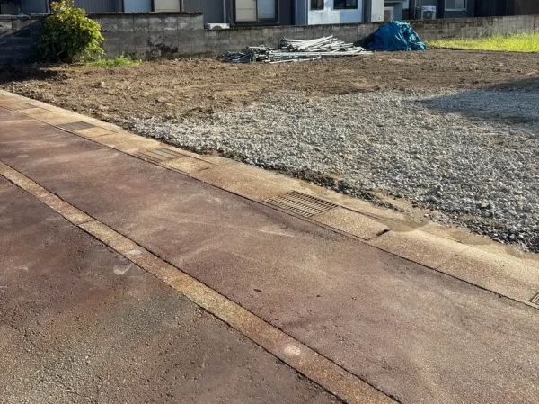 解体を終え、完成した更地。