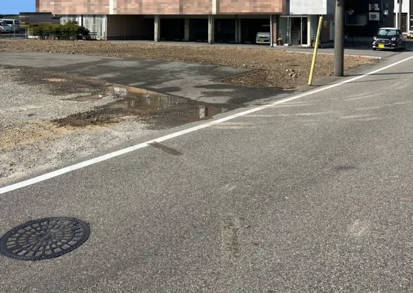 更地の完成。