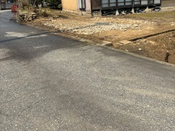 解体終了し、更地のなった