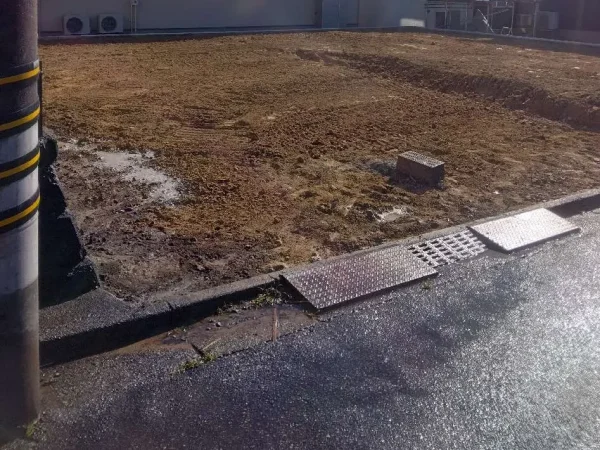 更地の完成。