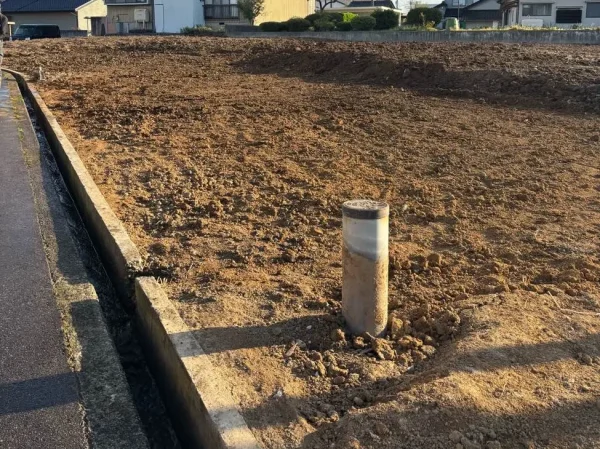 更地の完成。